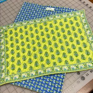 90) NWOT Two Vera Bradley Cloth Placemats